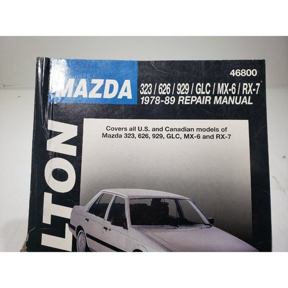 Chilton MAZDA 1978-89 323 626 929 GLC MX-6 RX-7 1978-89 Repair Manual #46800 - Picture 2 of 8